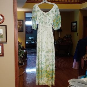 Rare Vintage Neiman-Marcus Floral Dress